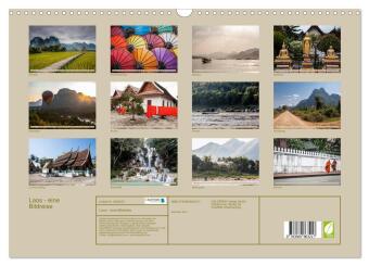 Laos - eine Bildreise (Wandkalender 2027 DIN A3 quer), CALVENDO Monatskalender