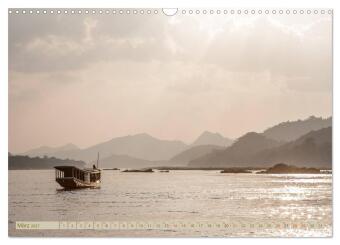 Laos - eine Bildreise (Wandkalender 2027 DIN A3 quer), CALVENDO Monatskalender