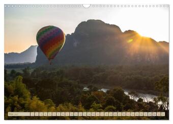 Laos - eine Bildreise (Wandkalender 2027 DIN A3 quer), CALVENDO Monatskalender