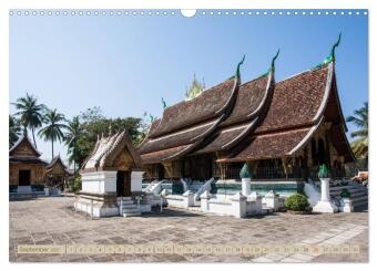 Laos - eine Bildreise (Wandkalender 2027 DIN A3 quer), CALVENDO Monatskalender