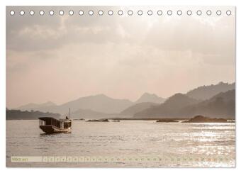 Laos - eine Bildreise (Tischkalender 2027 DIN A5 quer), CALVENDO Monatskalender
