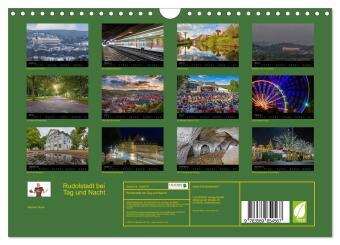 Rudolstadt bei Tag und Nacht (Wandkalender 2027 DIN A4 quer), CALVENDO Monatskalender