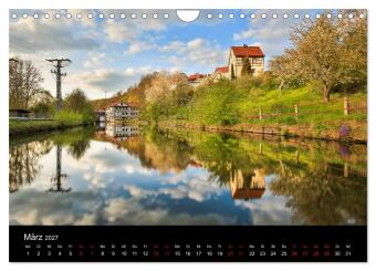 Rudolstadt bei Tag und Nacht (Wandkalender 2027 DIN A4 quer), CALVENDO Monatskalender