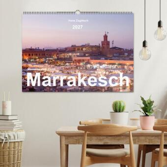 Marrakesch - Momente einer Reise (Wandkalender 2027 DIN A2 quer), CALVENDO Monatskalender