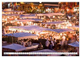 Marrakesch - Momente einer Reise (Wandkalender 2027 DIN A2 quer), CALVENDO Monatskalender