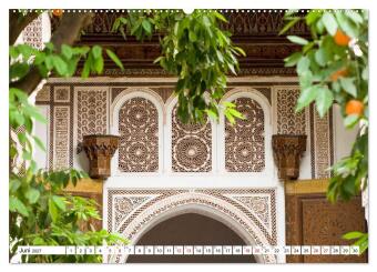 Marrakesch - Momente einer Reise (Wandkalender 2027 DIN A2 quer), CALVENDO Monatskalender
