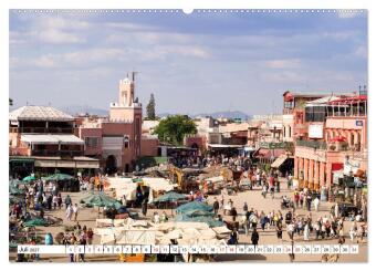 Marrakesch - Momente einer Reise (Wandkalender 2027 DIN A2 quer), CALVENDO Monatskalender