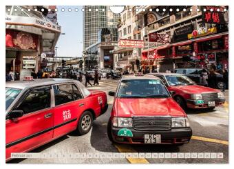 HONGKONG Skyline und Stadtleben (Wandkalender 2027 DIN A4 quer), CALVENDO Monatskalender