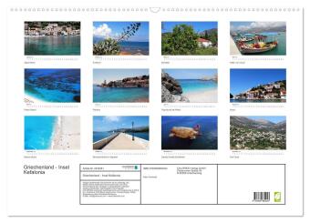 Griechenland - Insel Kefalonia (Wandkalender 2027 DIN A2 quer), CALVENDO Monatskalender