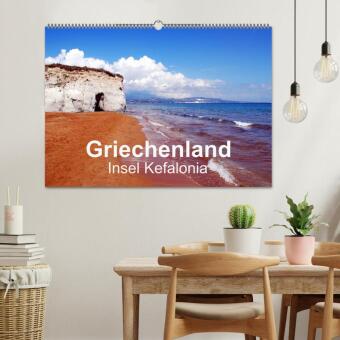 Griechenland - Insel Kefalonia (Wandkalender 2027 DIN A2 quer), CALVENDO Monatskalender