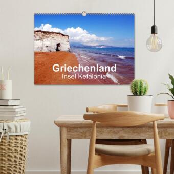 Griechenland - Insel Kefalonia (Wandkalender 2027 DIN A3 quer), CALVENDO Monatskalender