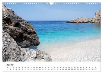 Griechenland - Insel Kefalonia (Wandkalender 2027 DIN A3 quer), CALVENDO Monatskalender