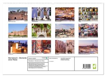 Marrakesch - Momente einer Reise (hochwertiger Premium Wandkalender 2027 DIN A2 quer), Kunstdruck in Hochglanz
