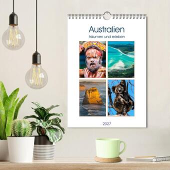 Australien träumen und erleben (Wandkalender 2027 DIN A4 hoch), CALVENDO Monatskalender