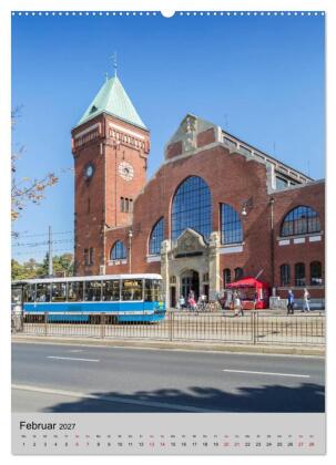 BRESLAU Historisches Stadtherz (hochwertiger Premium Wandkalender 2027 DIN A2 hoch), Kunstdruck in Hochglanz