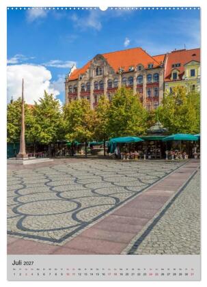 BRESLAU Historisches Stadtherz (hochwertiger Premium Wandkalender 2027 DIN A2 hoch), Kunstdruck in Hochglanz