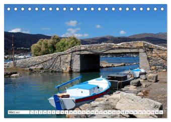 Kreta - Griechischer Inseltraum (Tischkalender 2027 DIN A5 quer), CALVENDO Monatskalender