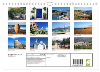 Kreta - Griechischer Inseltraum (Wandkalender 2027 DIN A4 quer), CALVENDO Monatskalender
