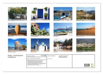 Kreta - Griechischer Inseltraum (Wandkalender 2027 DIN A2 quer), CALVENDO Monatskalender