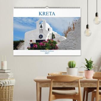 Kreta - Griechischer Inseltraum (Wandkalender 2027 DIN A2 quer), CALVENDO Monatskalender