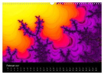 Fraktale - Farben - Formen 2027 (Wandkalender 2027 DIN A3 quer), CALVENDO Monatskalender