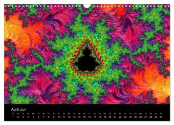 Fraktale - Farben - Formen 2027 (Wandkalender 2027 DIN A3 quer), CALVENDO Monatskalender