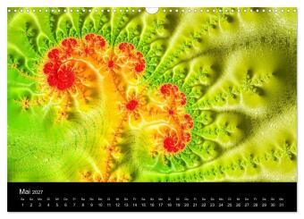 Fraktale - Farben - Formen 2027 (Wandkalender 2027 DIN A3 quer), CALVENDO Monatskalender