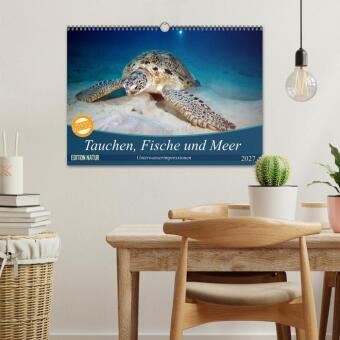 Tauchen, Fische und Meer (Wandkalender 2027 DIN A3 quer), CALVENDO Monatskalender