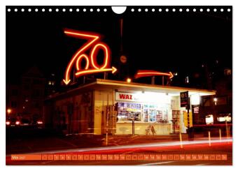 Essen Lichter der Nacht (Wandkalender 2027 DIN A4 quer), CALVENDO Monatskalender