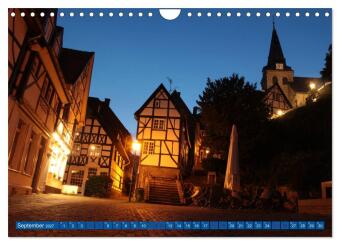 Essen Lichter der Nacht (Wandkalender 2027 DIN A4 quer), CALVENDO Monatskalender