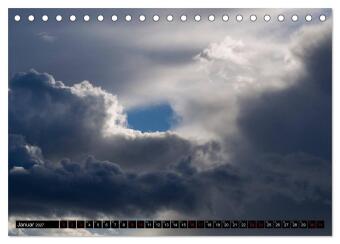 Faszination Wolken (Tischkalender 2027 DIN A5 quer), CALVENDO Monatskalender