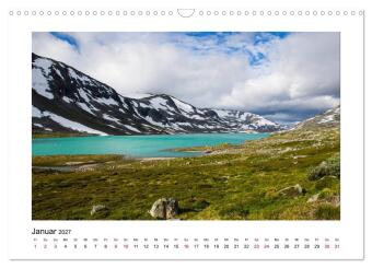 Norwegen - Faszination Fjordland (Wandkalender 2027 DIN A3 quer), CALVENDO Monatskalender