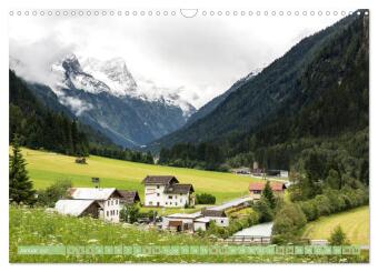 Pitztal in Bildern (Wandkalender 2027 DIN A3 quer), CALVENDO Monatskalender