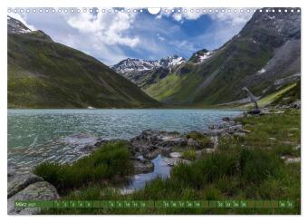 Pitztal in Bildern (Wandkalender 2027 DIN A3 quer), CALVENDO Monatskalender