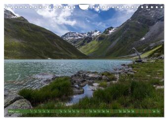 Pitztal in Bildern (Wandkalender 2027 DIN A4 quer), CALVENDO Monatskalender