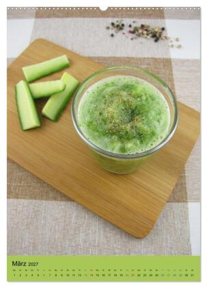 Detox Drinks! Gesund und lecker (hochwertiger Premium Wandkalender 2027 DIN A2 hoch), Kunstdruck in Hochglanz