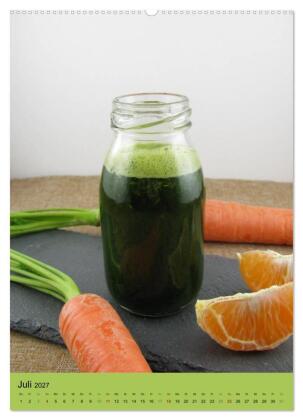 Detox Drinks! Gesund und lecker (hochwertiger Premium Wandkalender 2027 DIN A2 hoch), Kunstdruck in Hochglanz