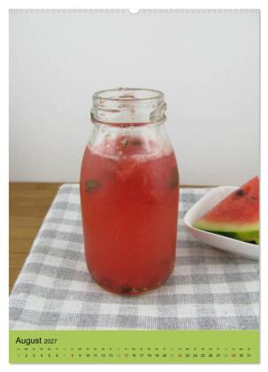 Detox Drinks! Gesund und lecker (hochwertiger Premium Wandkalender 2027 DIN A2 hoch), Kunstdruck in Hochglanz