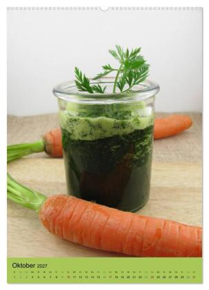 Detox Drinks! Gesund und lecker (hochwertiger Premium Wandkalender 2027 DIN A2 hoch), Kunstdruck in Hochglanz