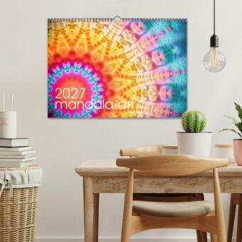 mandala-art (Wandkalender 2027 DIN A3 quer), CALVENDO Monatskalender