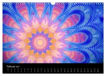 mandala-art (Wandkalender 2027 DIN A3 quer), CALVENDO Monatskalender