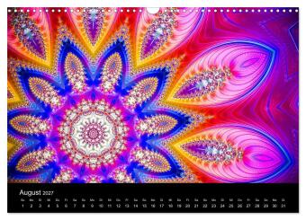 mandala-art (Wandkalender 2027 DIN A3 quer), CALVENDO Monatskalender