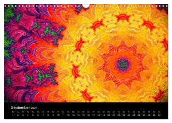 mandala-art (Wandkalender 2027 DIN A3 quer), CALVENDO Monatskalender