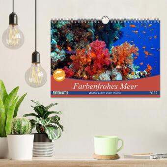 Farbenfrohes Meer (Wandkalender 2027 DIN A4 quer), CALVENDO Monatskalender