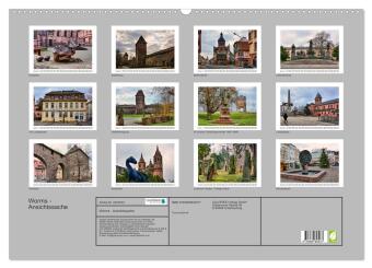 Worms - Ansichtssache (Wandkalender 2027 DIN A2 quer), CALVENDO Monatskalender