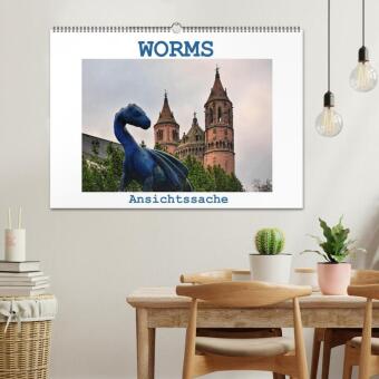 Worms - Ansichtssache (Wandkalender 2027 DIN A2 quer), CALVENDO Monatskalender