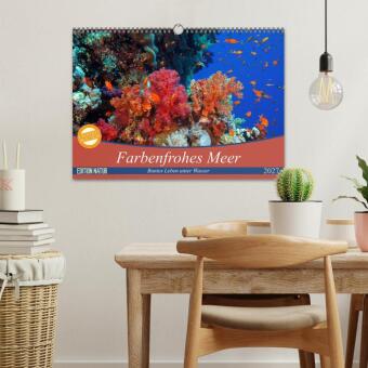 Farbenfrohes Meer (Wandkalender 2027 DIN A3 quer), CALVENDO Monatskalender