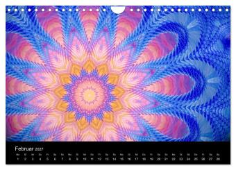 mandala-art (Wandkalender 2027 DIN A4 quer), CALVENDO Monatskalender