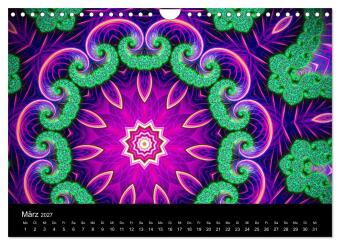 mandala-art (Wandkalender 2027 DIN A4 quer), CALVENDO Monatskalender