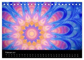 mandala-art (Tischkalender 2027 DIN A5 quer), CALVENDO Monatskalender